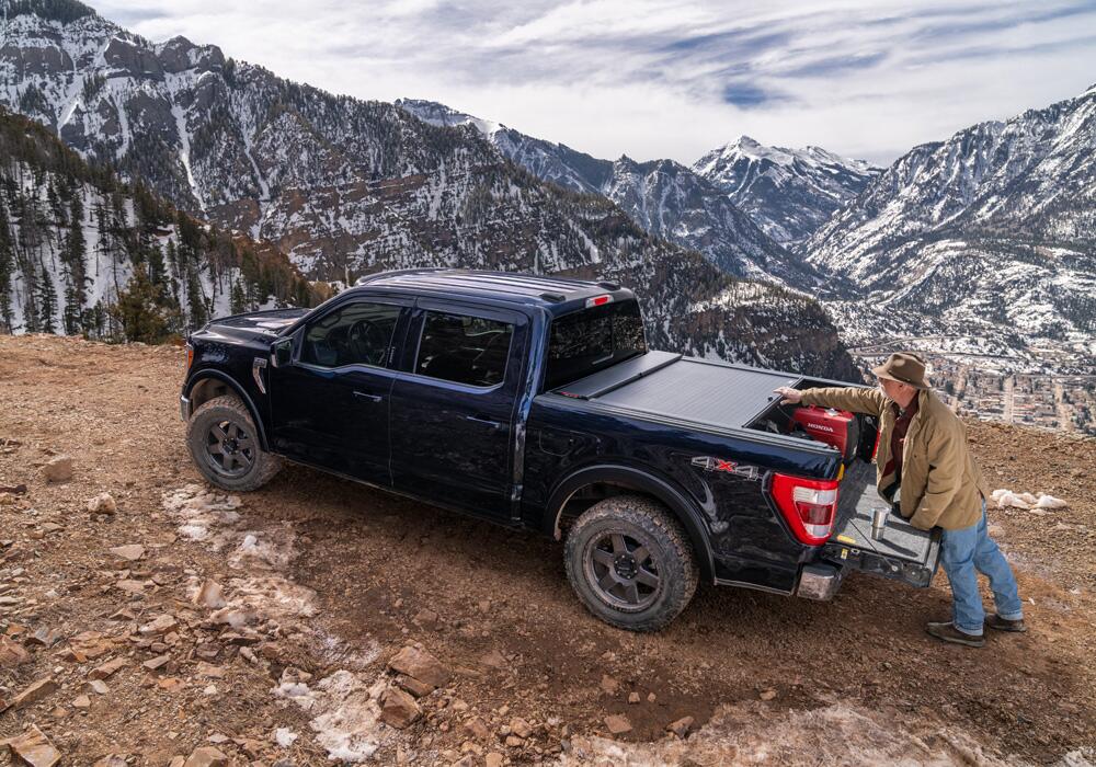 A-Series Locking Retractable Truck Bed Cover for 2015-2020 Ford F-150 6' 7" Bed