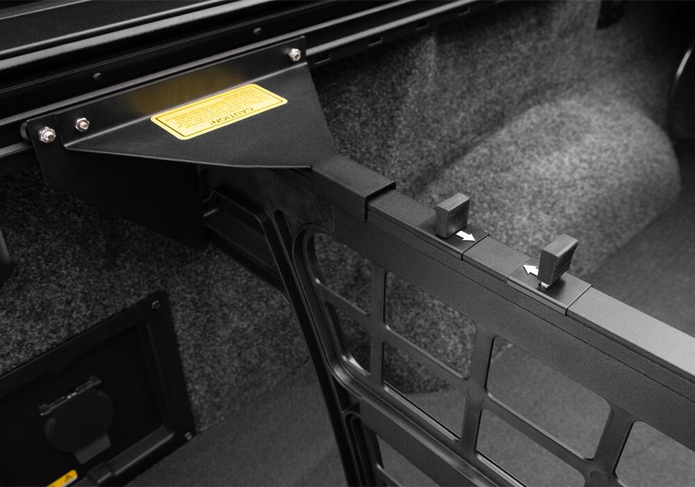 Cargo Manager Rolling Truck Bed Divider, Works Only with Roll-N-Lock Covers, for 2015-2020 Ford F-150 5' 7" Bed - Image 3