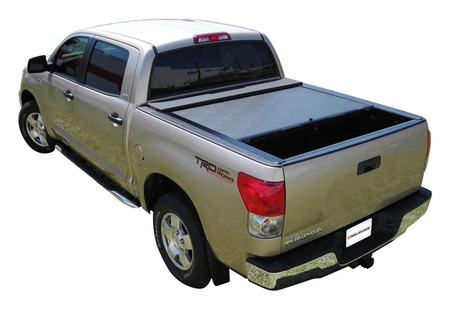 M-Series Locking Retractable Truck Bed Cover for 2007-2021 Toyota Tundra Regular/Double Cab 6.5 Ft. Bed without Trail Special Edition Storage Boxes