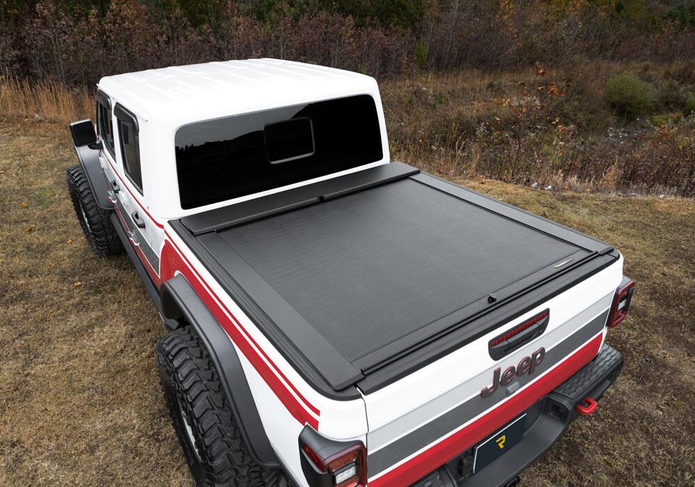 M-Series Locking Retractable Truck Bed Cover for 2020-2025 Jeep Gladiator without Trail Rail System, 5 Ft. Bed - Image 8