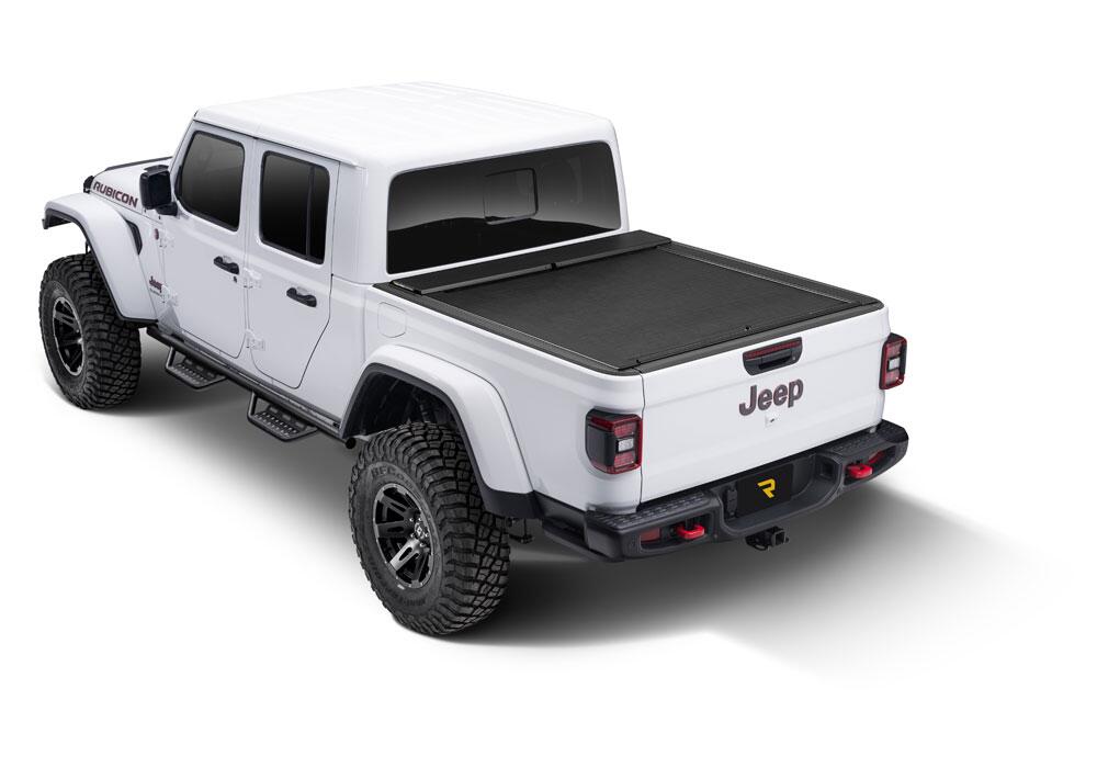 M-Series Locking Retractable Truck Bed Cover for 2020-2025 Jeep Gladiator without Trail Rail System, 5 Ft. Bed - Image 9