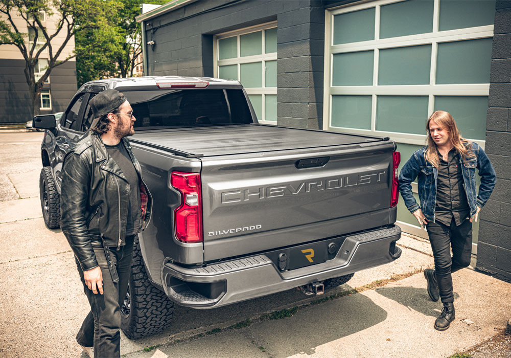 EQ Retractable Tonneau Cover - 2022-2023 Toyota Tundra CrewMax 5' 7" Bed with Deck Rail System without Stake Pockets w/out Trail Special Edition Storage Boxes - Image 19