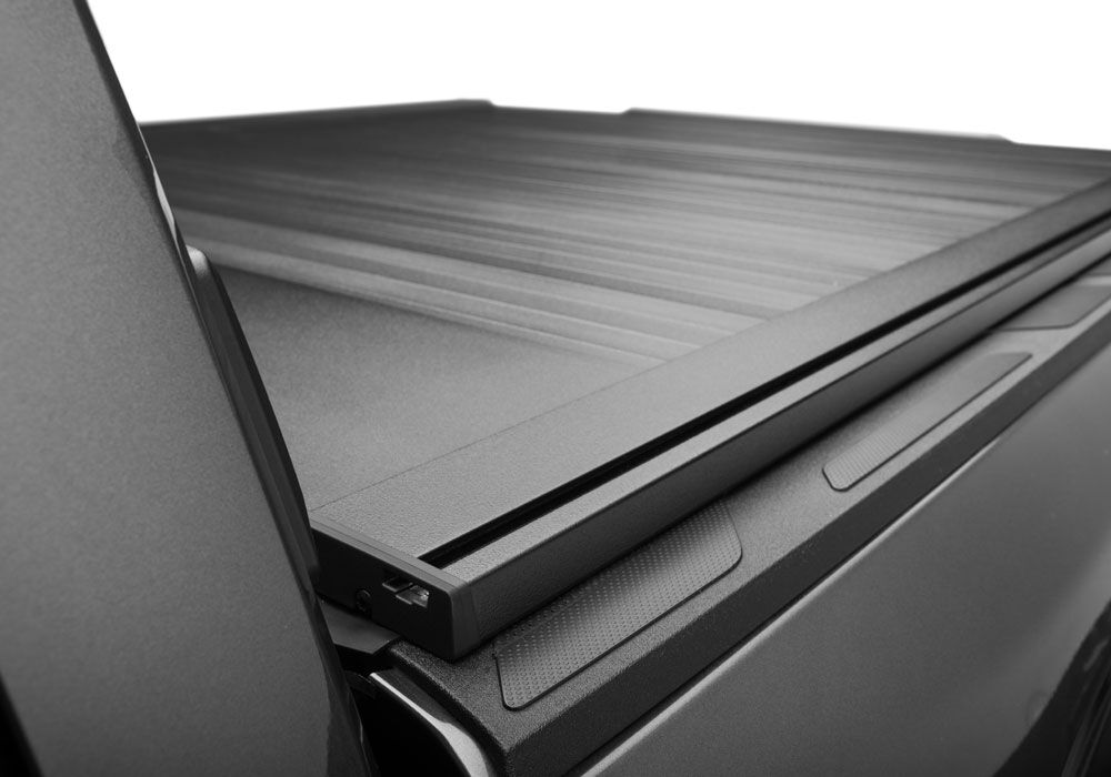 EQ Retractable Tonneau Cover - 2022-2023 Toyota Tundra CrewMax 5' 7" Bed with Deck Rail System without Stake Pockets w/out Trail Special Edition Storage Boxes - Image 10