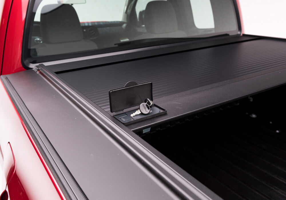 RetraxOne MX Retractable Tonneau Cover - Matte One Piece Polycarbonate Finish - 2007-2021 Toyota Tundra Regular/Double Cab 6' 6" Bed with Deck Rail System without Stake Pockets - Image 9