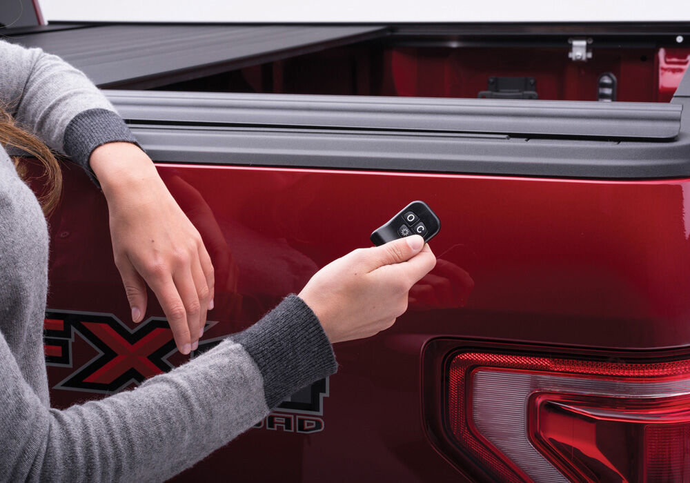 PowertraxPRO MX Retractable Tonneau Cover - Rugged - Aluminum Construction - Electric Cover - Matte Black - 2019-2026 (New Body Style) Ram 5' 7" Bed without RamBox without Multifunction Tailgate without Stake Pockets - Image 7