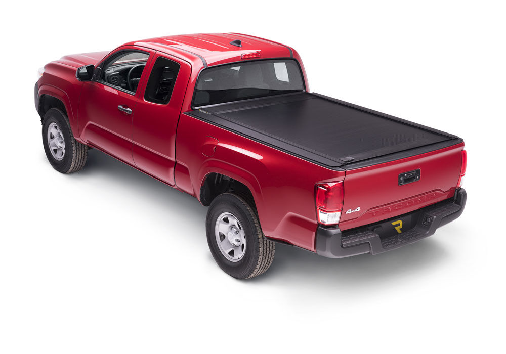 RetraxOne MX Retractable Tonneau Cover - Matte One Piece Polycarbonate Finish - 2007-2021 Toyota Tundra Regular/Double Cab 6' 6" Bed with Deck Rail System without Stake Pockets
