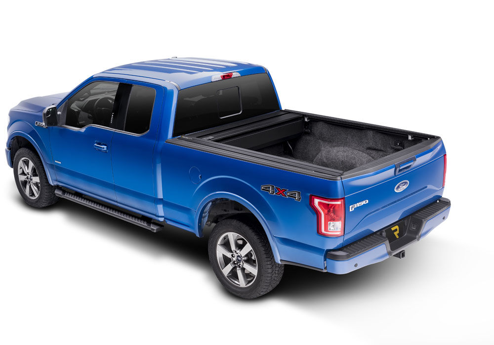 RetraxOne MX Retractable Tonneau Cover - Matte One Piece Polycarbonate Finish - 2004-2024 Nissan Titan Crew Cab 5' 7" Bed with or without Utili-Track System without Stake Pockets - Image 3