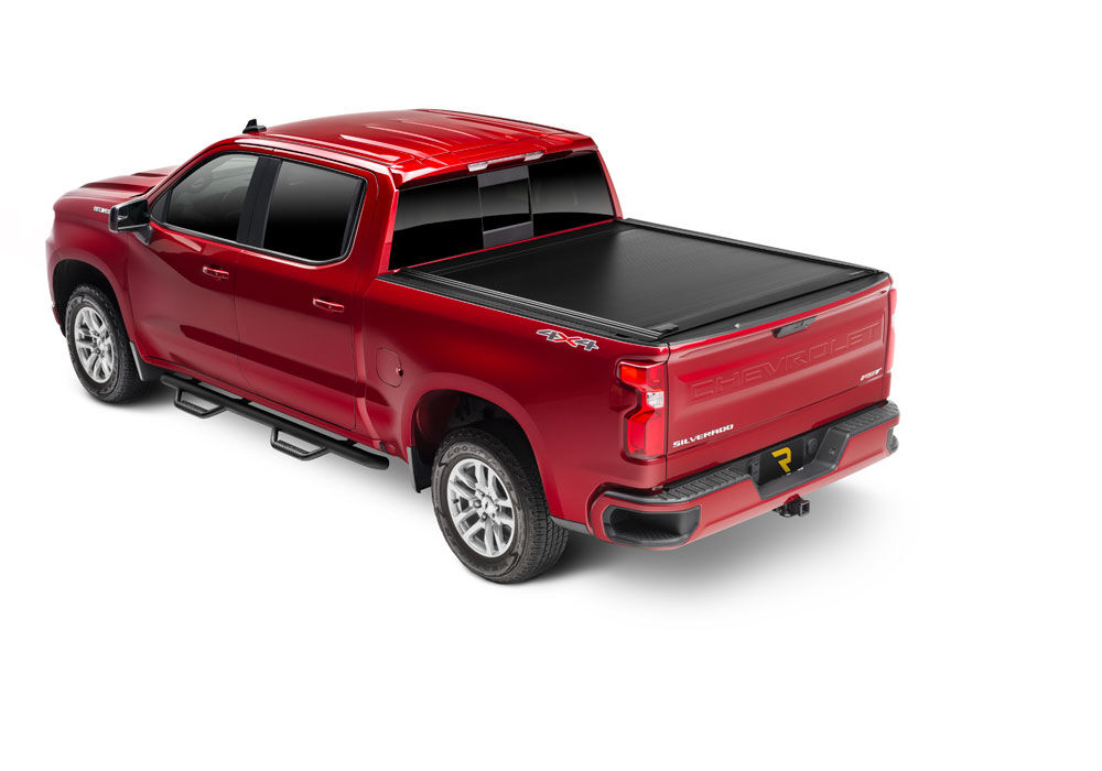 RetraxOne MX Retractable Tonneau Cover - Matte One Piece Polycarbonate Finish - 2019 (New Body Style)-2026 Chevy Silverado/GMC Sierra 1500 6' 7" Bed without Stake Pockets - Standard Rails - Image 2