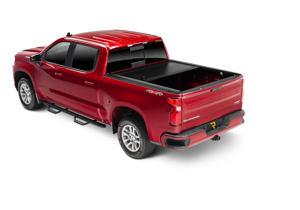 RetraxOne MX Retractable Tonneau Cover - Matte One Piece Polycarbonate Finish - 2019 (New Body Style)-2026 Chevy Silverado/GMC Sierra 1500 6' 7" Bed without Stake Pockets - Standard Rails - Image 3