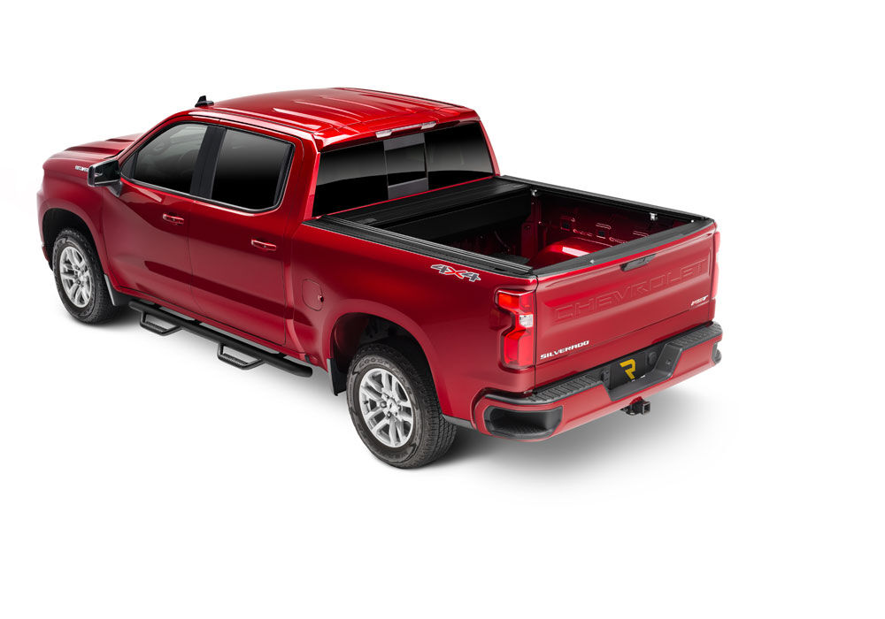 RetraxOne MX Retractable Tonneau Cover - Matte One Piece Polycarbonate Finish - 2019 (New Body Style)-2026 Chevy Silverado/GMC Sierra 1500 6' 7" Bed without Stake Pockets - Standard Rails - Image 4