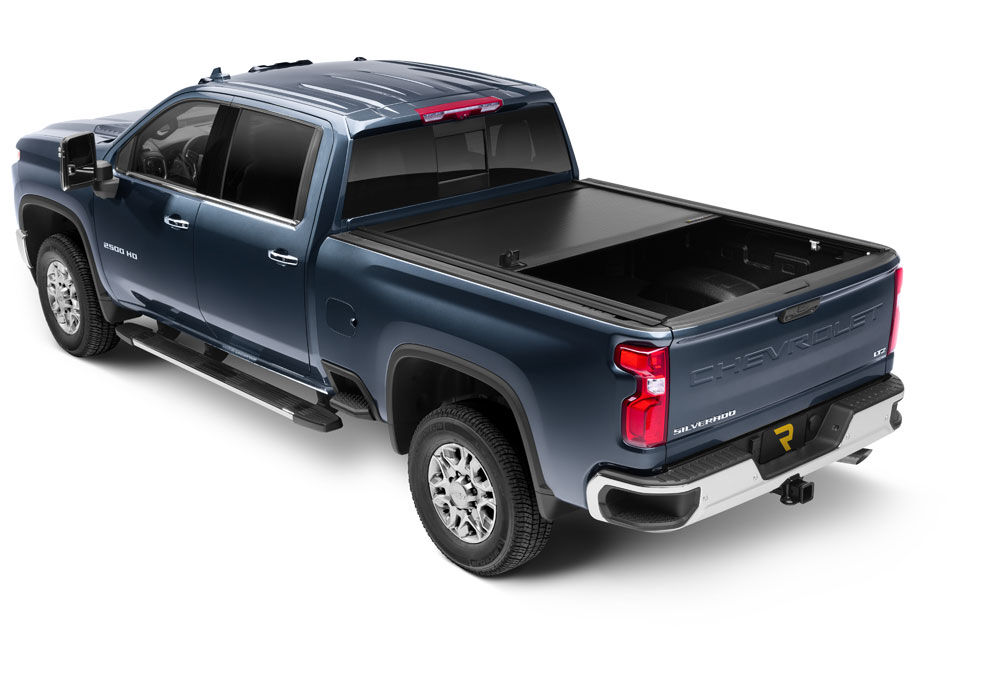 RetraxOne MX Retractable Tonneau Cover - Matte One Piece Polycarbonate Finish - 2020-2026 Chevy Silverado/GMC Sierra 2500 HD/3500 HD 6' 9" Bed without Stake Pockets - Standard Rails - Image 6