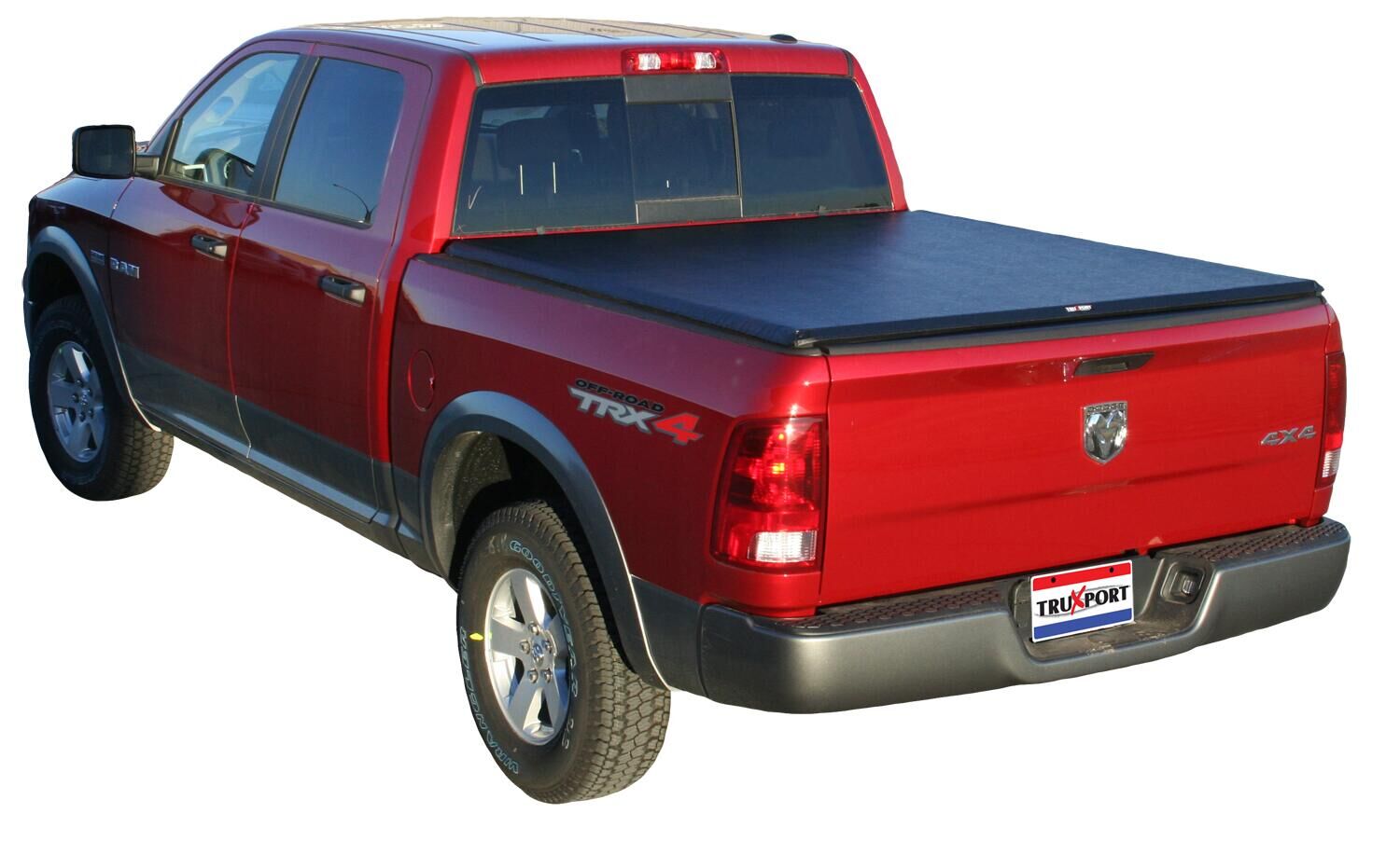 TruXport Tonneau Cover - Black - 2009-2018 (2019-2023 Classic) Ram 1500/2010-2025 2500/3500 8' Bed without RamBox