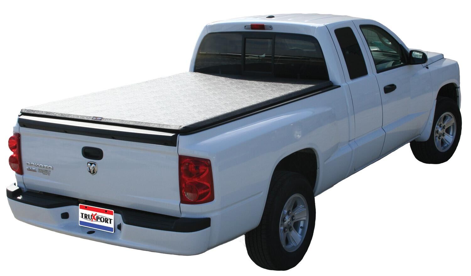 TruXport Tonneau Cover - Black - 2000-2007 Dodge Dakota Quad Cab/2006-2008 Mitsubishi Raider Double Cab 5' Bed