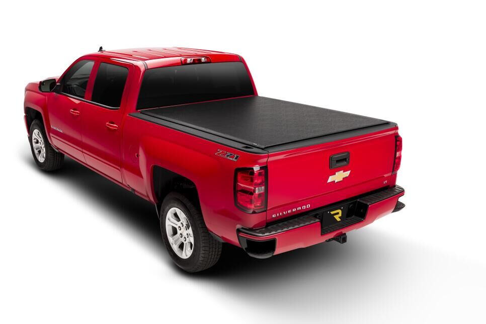 Lo Pro Tonneau Cover - Black - 2016-2018 (2019 Legacy/Limited) Chevy Silverado/GMC Sierra 1500/2016-2019 2500 HD/3500 HD 6' 6" Bed with Sport Bar - Image 3