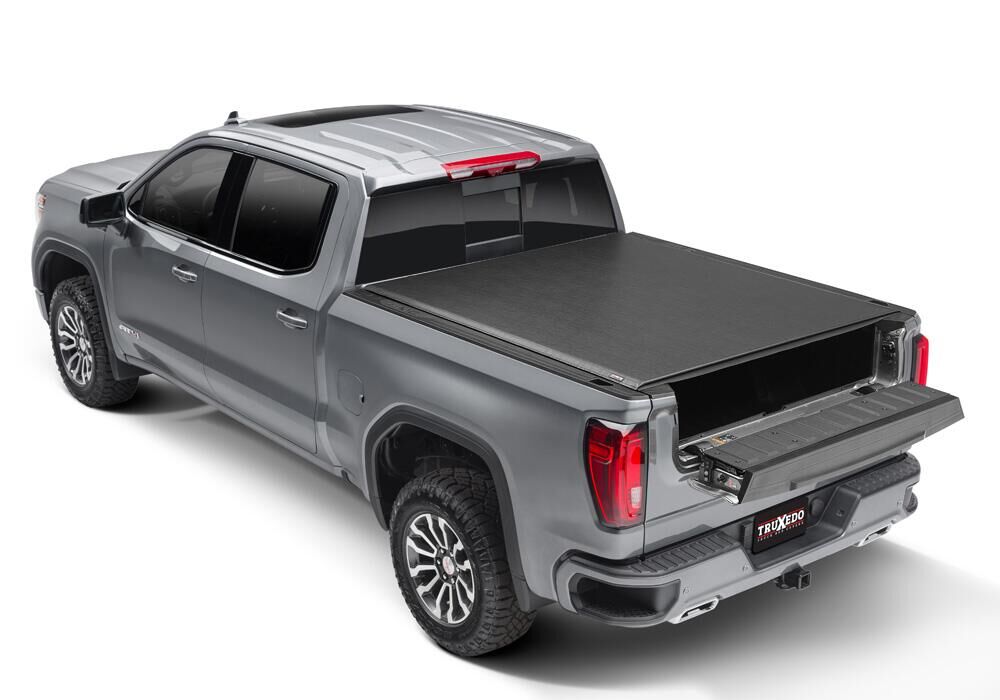 Lo Pro Tonneau Cover - Black - 2020-2026 GMC Sierra (with CarbonPro Bed) 5' 9" Bed - Image 2