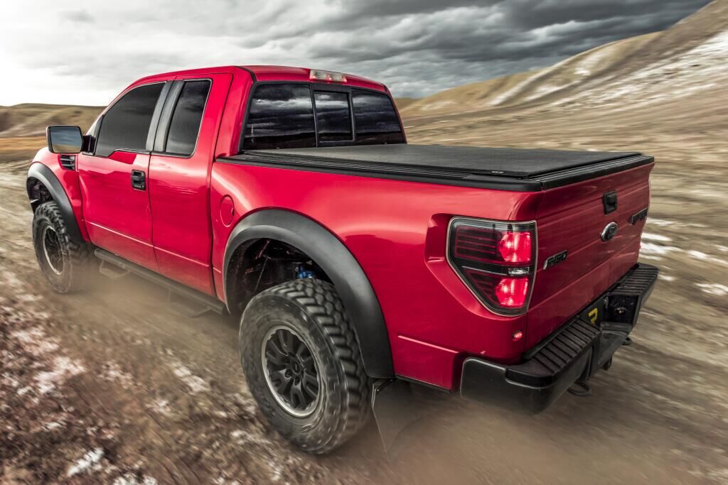 Lo Pro Tonneau Cover - Black - 1997-1998 Ford F-250 HD/350 8' Bed - Image 5