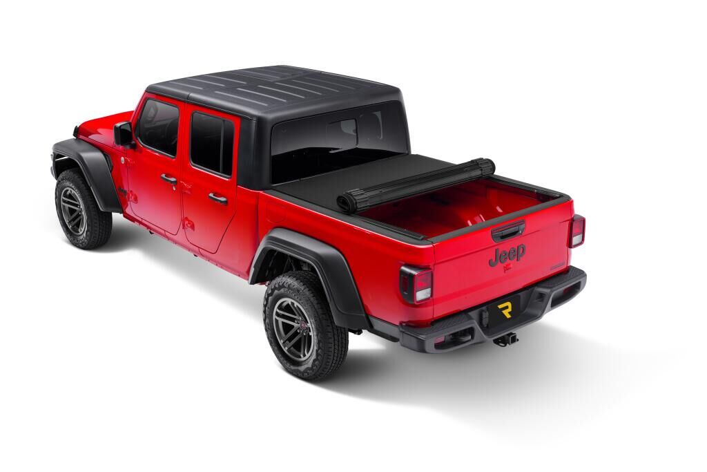 Sentry CT Tonneau Cover - Black - 2020-2025 Jeep Gladiator with or without Trail Rail System - Image 2