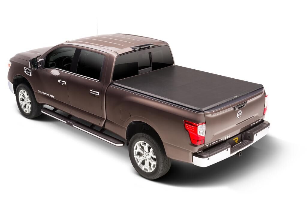 TruXport Tonneau Cover - Black - 2016-2024 Nissan Titan 5' 7" Bed with Utili-Track System - Image 2