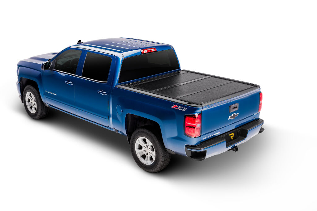 UnderCover Flex 2007-2013 Chevrolet Silverado 1500/2007-2014 2500 HD 6' 6" Bed Std/Ext/Crew Cab without Cargo Management System with Bed Rail Caps - Black Textured