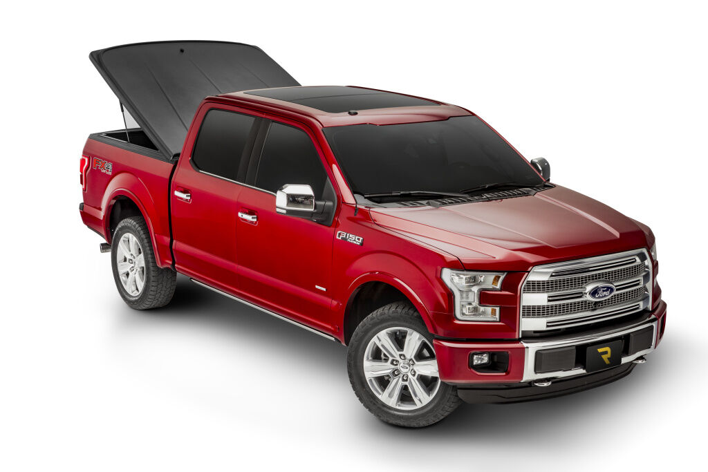 UnderCover SE 2005-2015 Toyota Tacoma 5' Bed Crew Cab with Deck Rail System - Black Textured - Image 6