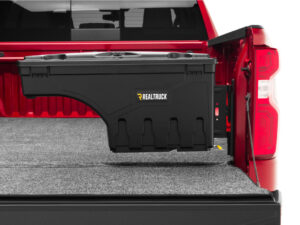 UnderCover Swing Case 2022-2026 Nissan Frontier - Passenger Side - Black Smooth