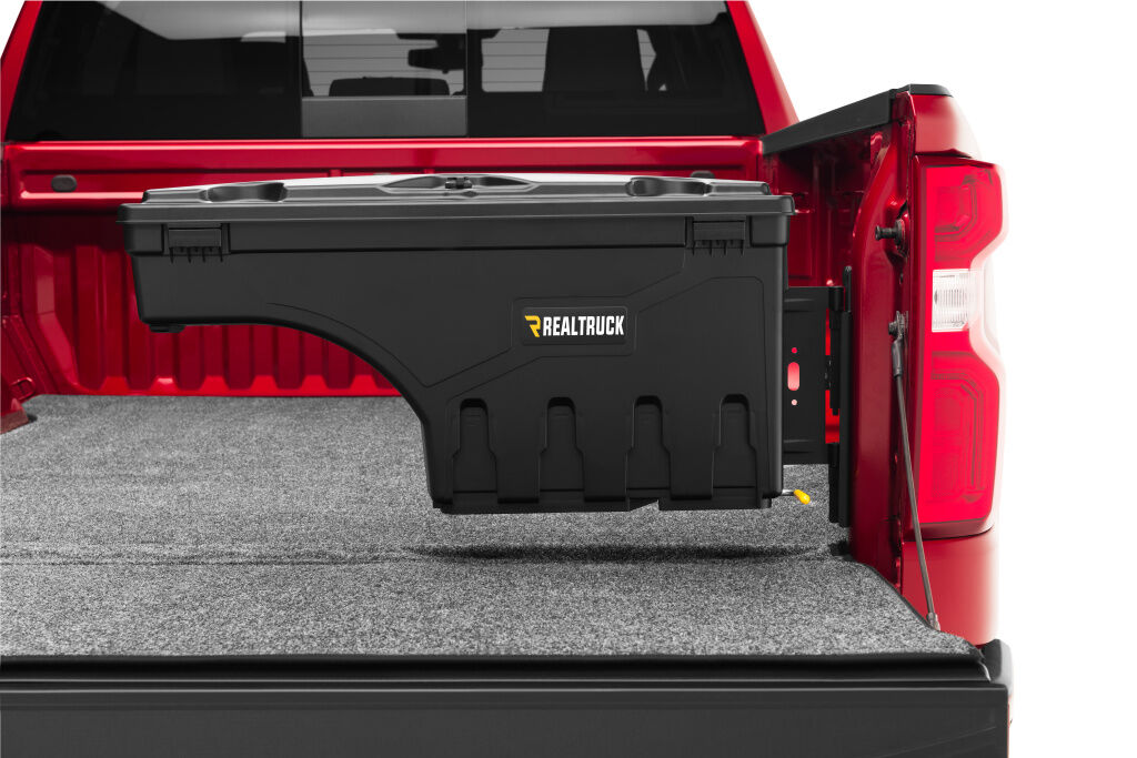 UnderCover Swing Case 2022-2026 Nissan Frontier - Passenger Side - Black Smooth