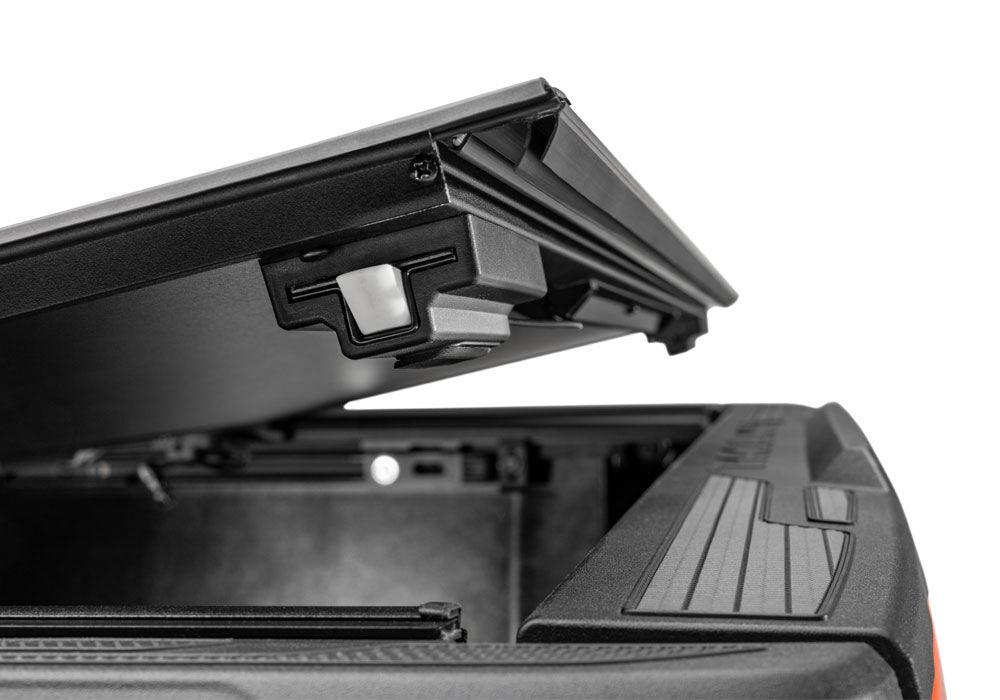UnderCover Select 2007-2021 Toyota Tundra 6' 6" Bed Std/Dbl with Deck Rail System without Trail Special Edition Storage Boxes - Black Textured - Image 7