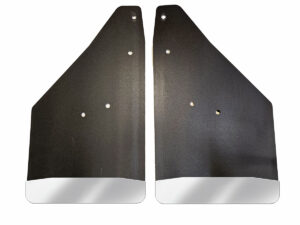 No Drill, Specific Design Rear Mud Flaps for the 19-24 (non ZR2) Chevrolet 1500 Pickup with Stainless Steel Weights Pre-Installed; 12"W x 20.5"H