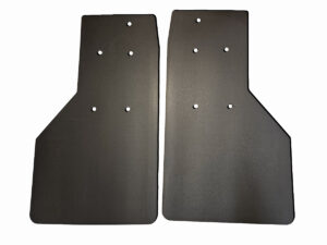 No Drill, Specific Design Rear Mud Flaps for the 17+ Super Duty F250 and F350 Pickups Non-Weighted Version; 14"W x 24"H