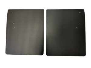 No Drill, Specific Design Rear Mud Flaps for the 19-25 Dodge Ram 3500 Dually Pickup Non-Weighted Version; 20"W x 24"H