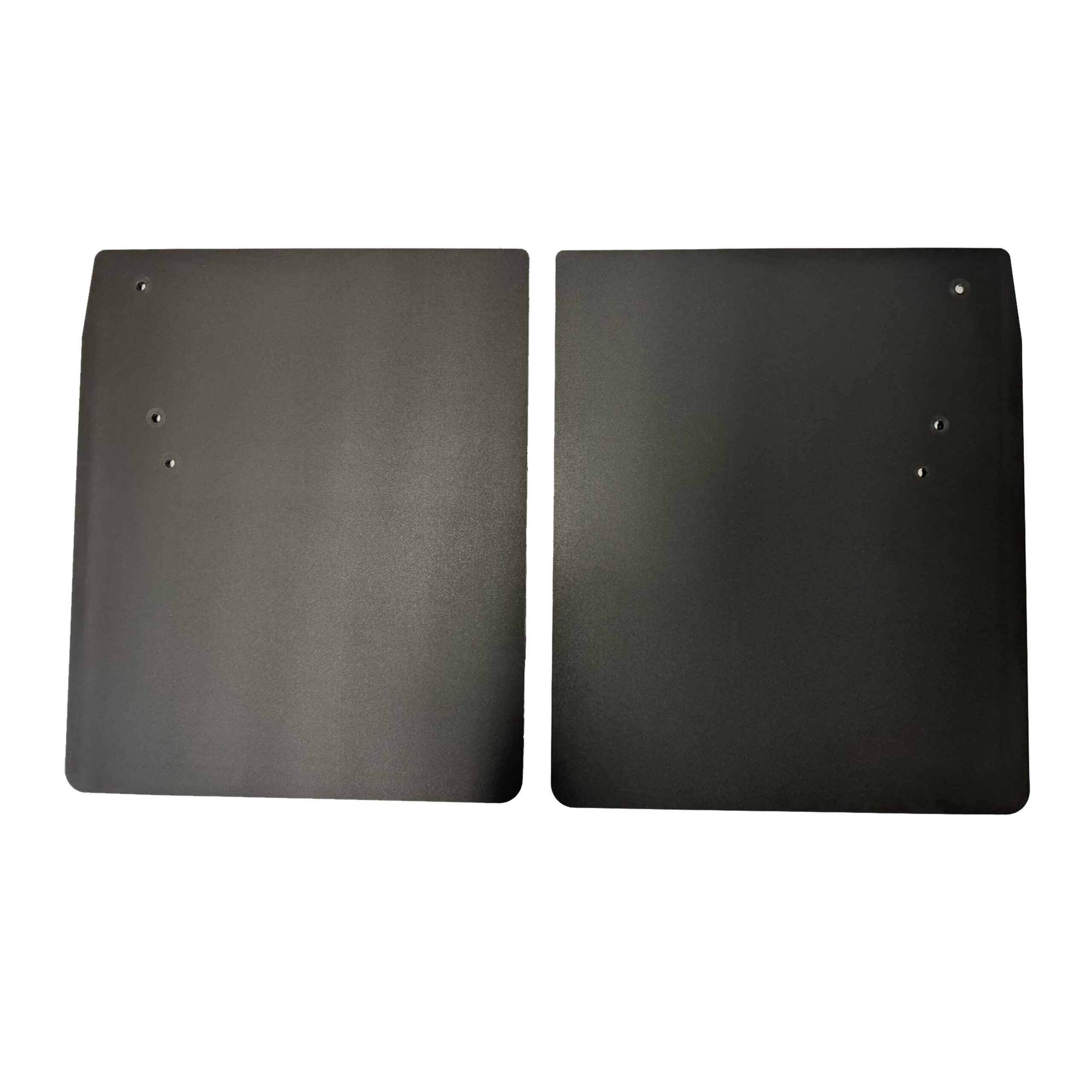 No Drill, Specific Design Rear Mud Flaps for the 19-25 Dodge Ram 3500 Dually Pickup Non-Weighted Version; 20"W x 24"H
