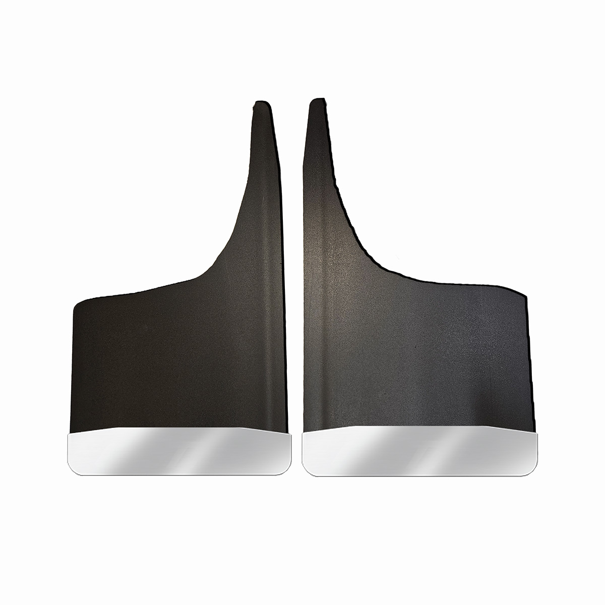 Specific Design Front Mud Flaps for the 94-01 Dodge 1500 - 94-02 Dodge 2500/3500 Pickups with Stainless Steel Weights Pre-Installed - 12"W x 20.5"H