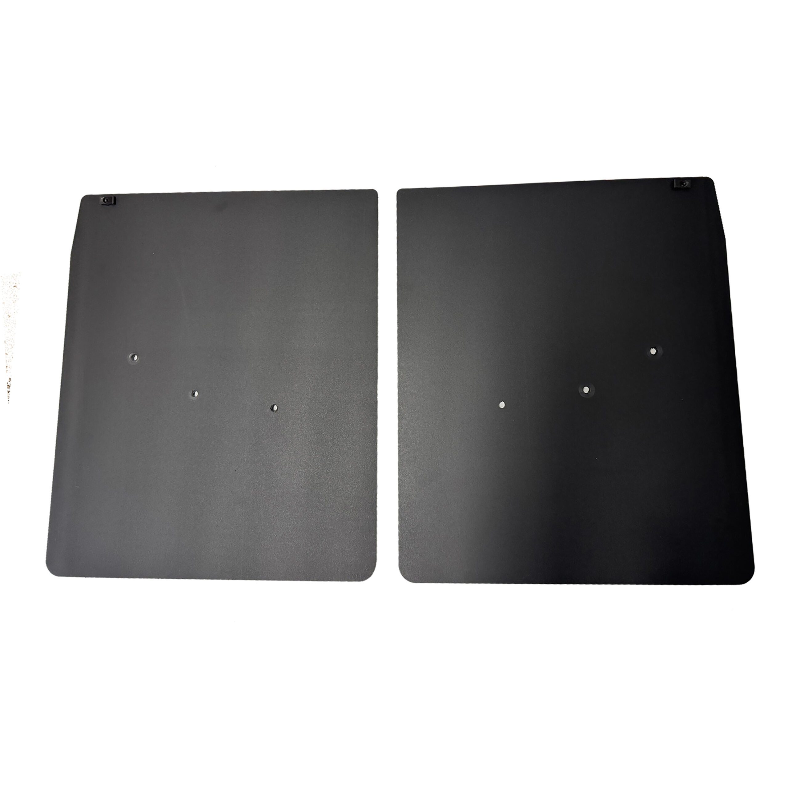 No Drill, Specific Design Rear Mud Flaps for the 20-25 GMC 3500 Dually Pickup Non-Weighted Version; 20"W x 24"H