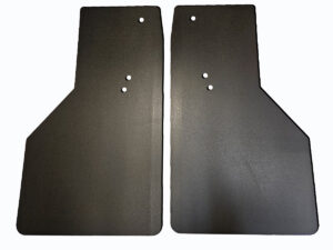 No Drill, Specific Design Rear Mud Flaps for the 2019+ Ram 2500/3500 Pickups Non-Weighted Version; 14"W x 24"H