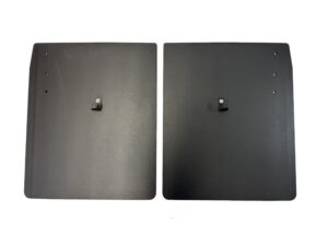 No Drill, Specific Design Rear Mud Flaps for the 17-25 Ford F350-450 Dually Pickup Non-Weighted Version; 20"W x 24"H
